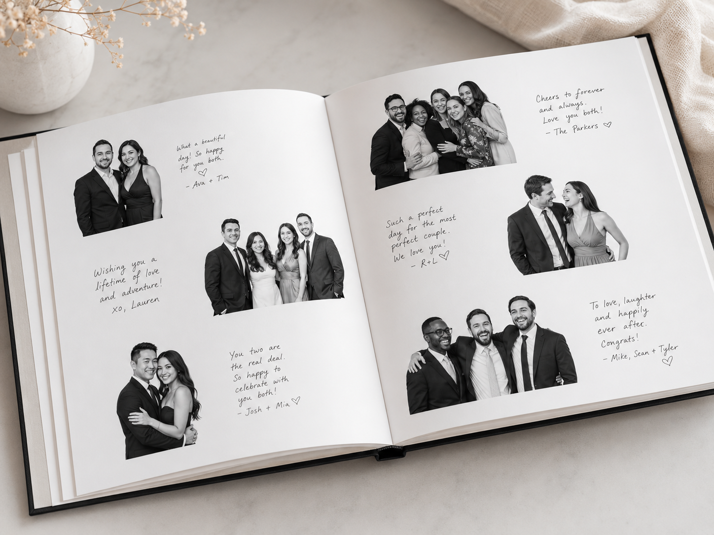 A lit portrait station set up on location at an event.